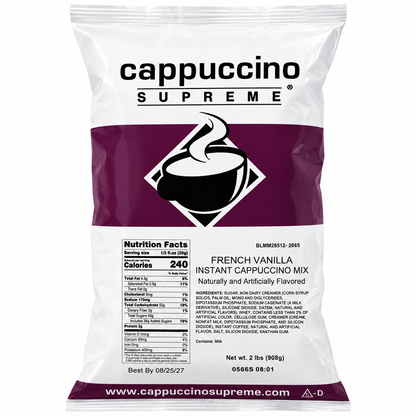 French Vanilla Instant Cappuccino 12 lb