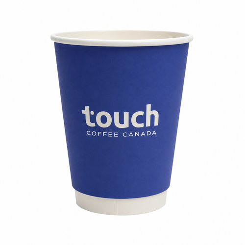 Branded Double Wall Hot Paper Cup  500 pcs