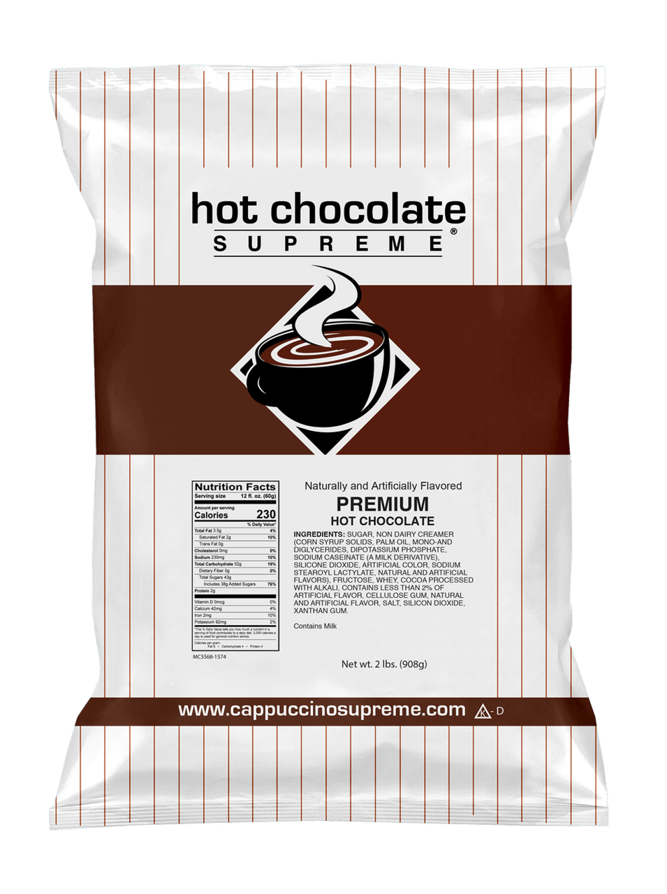 Premium Hot Chocolate Supreme 6x2 Lb Case