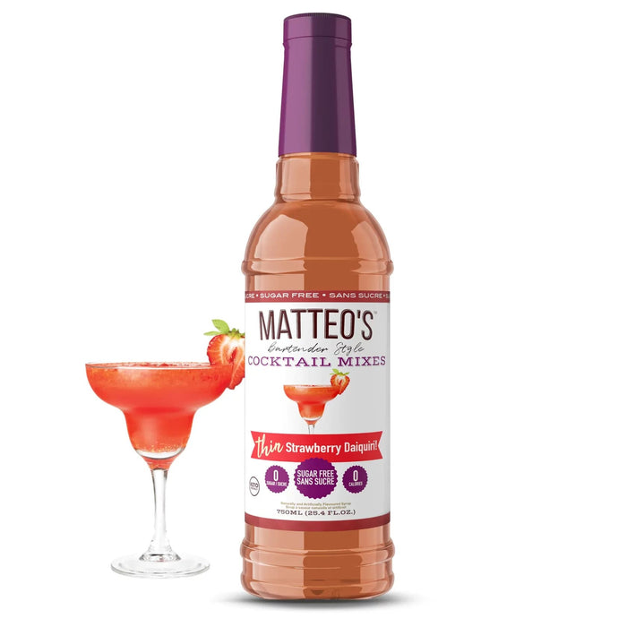 Sugar Free Cocktail Mixes - Strawberry Daiquiri - 1 Bottle