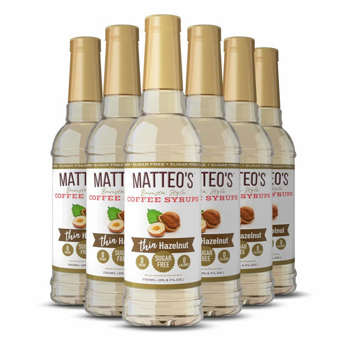 Sugar Free Coffee Syrup - Hazelnut - 6