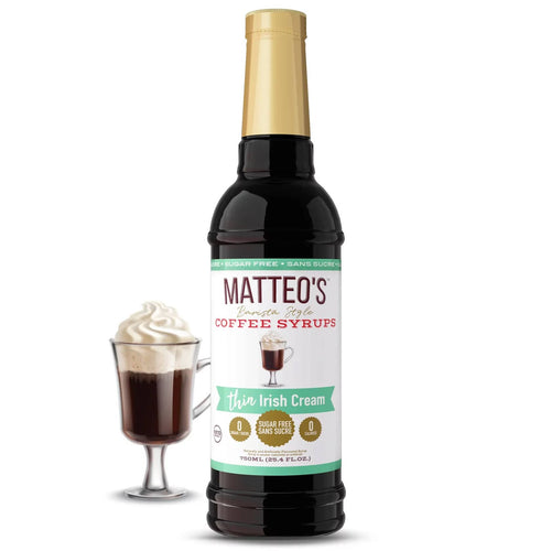 Sugar-Free Irish Cream Coffee Syrup – 1