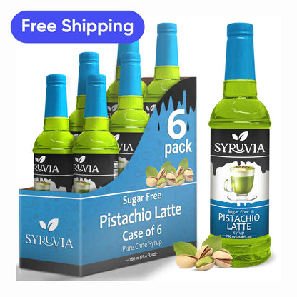 Sugar Free Coffee Syrup - Pistachio Latte (6)