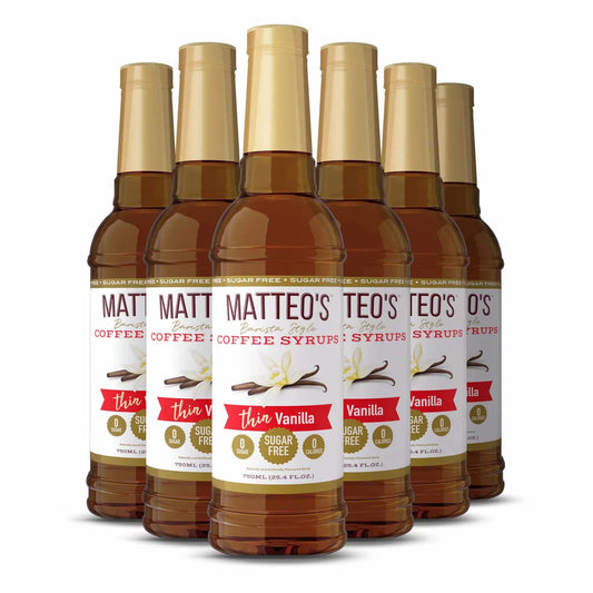 Sugar Free Coffee Syrup - Vanilla - 6