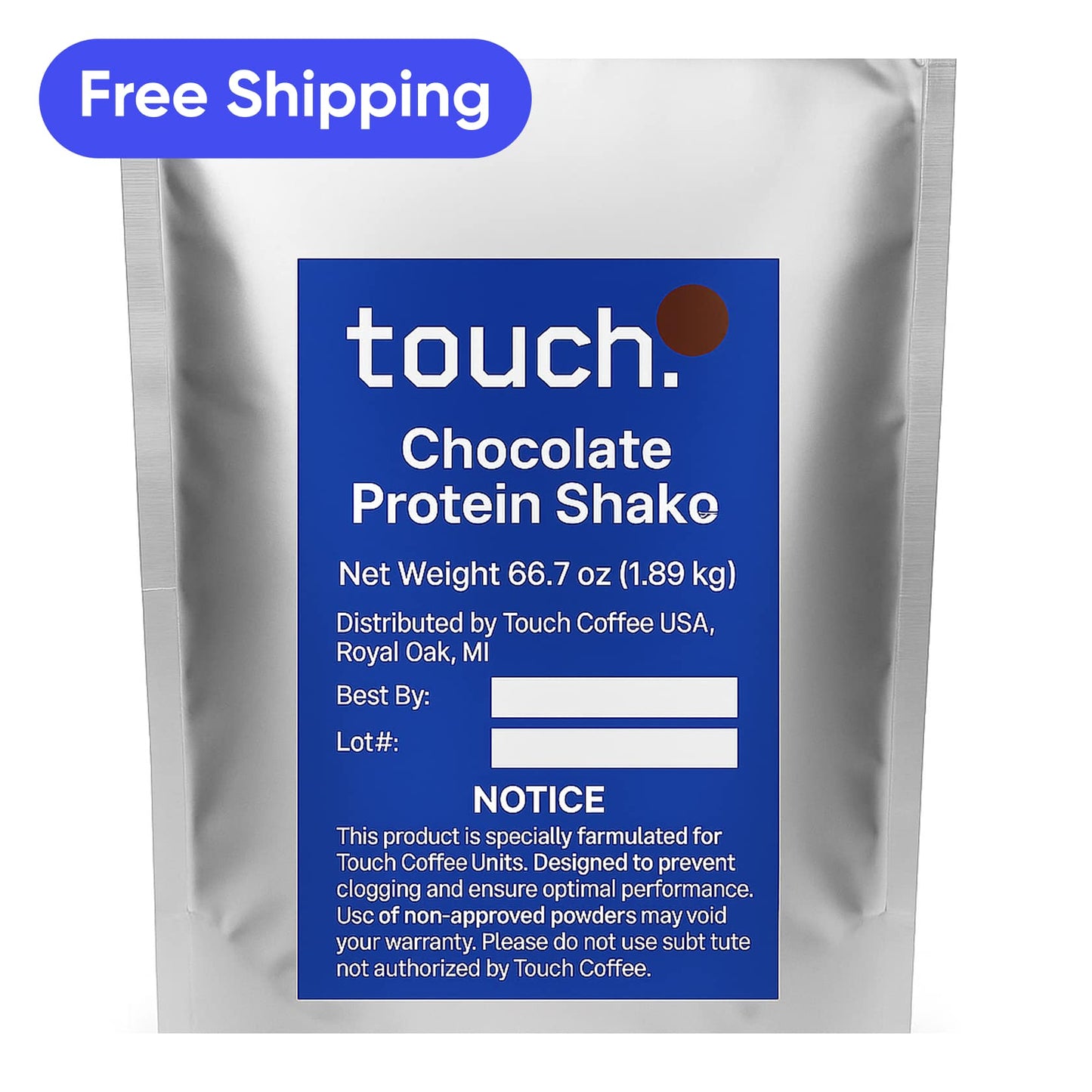 Touch Whey Protein - Double Chocolate