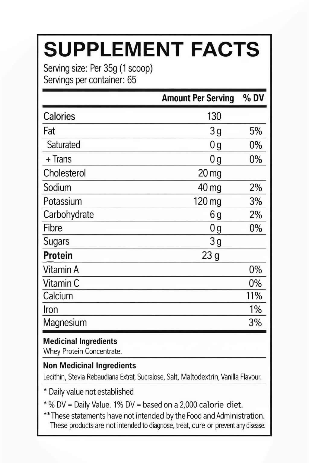 Whey Protein - Smooth Vanilla