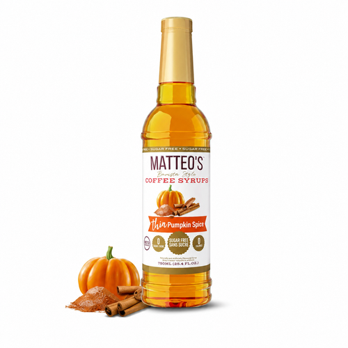 Sugar Free Coffee Syrup - Pumpkin Spice - 1 Bottle