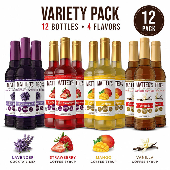 Matteo’s Sugar-Free Variety Pack